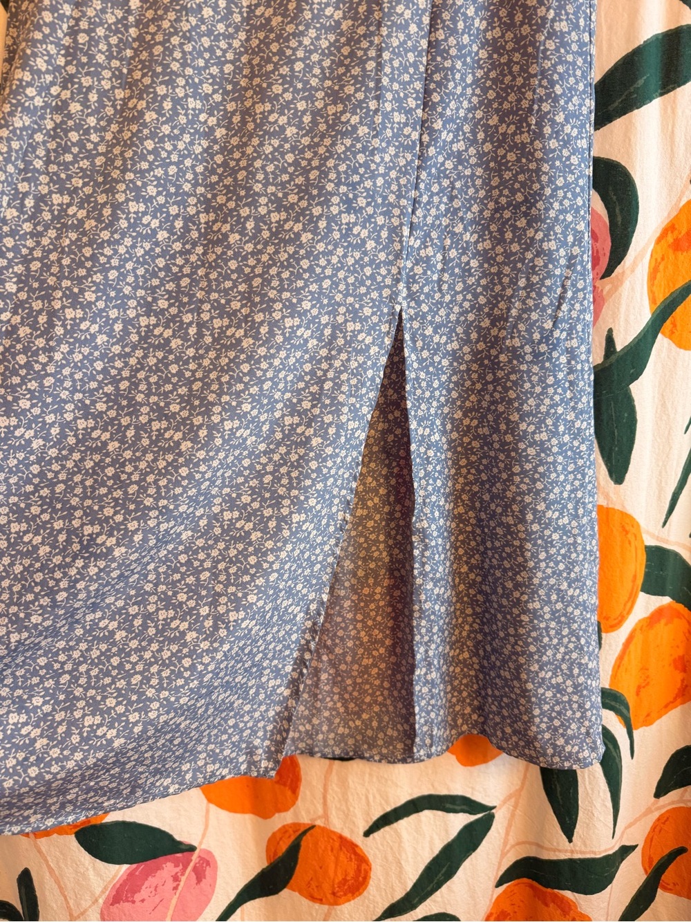bohme Blue Floral Maxi Skirt - Picture 2 of 4